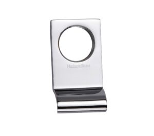 Heritage Brass Rectangular Cylinder Pull (84mm x 45mm), Polished Chrome