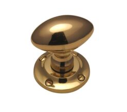 Heritage Brass Suffolk Mortice Door Knobs, Polished Brass  (sold in pairs)