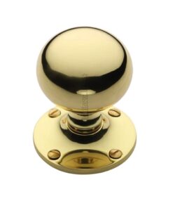 Heritage Brass Westminster Mortice Door Knobs, Polished Brass  (sold in pairs)