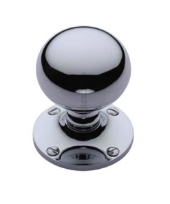 Heritage Brass Westminster Mortice Door Knobs, Polished Chrome  (sold in pairs)