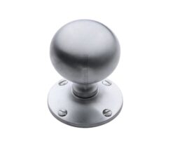 Heritage Brass Westminster Mortice Door Knobs, Satin Chrome  (sold in pairs)