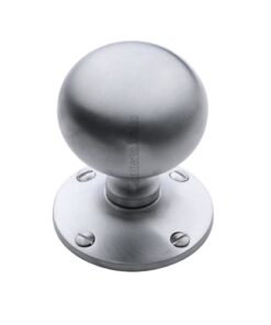 Heritage Brass Westminster Mortice Door Knobs, Satin Chrome  (sold in pairs)