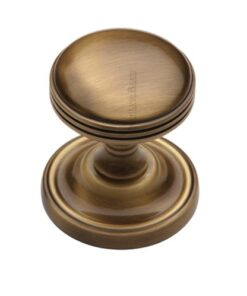 Heritage Brass Whitehall Mortice Door Knobs, Antique Brass -   (sold in pairs)
