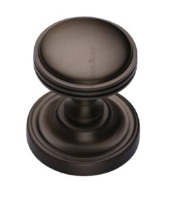 Heritage Brass Whitehall Mortice Door Knobs, Matt Bronze -   (sold in pairs)