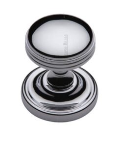 Heritage Brass Whitehall Mortice Door Knobs, Polished Chrome  (sold in pairs)